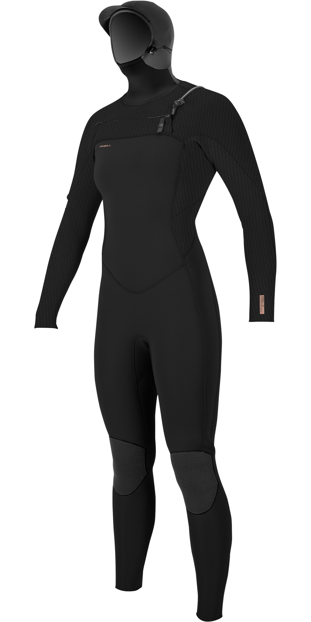 2025 O'Neill Womens Hyperfreak 5/4mm Chest Zip Hooded Wetsuit 5478